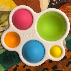 Dimpl Sensory Fidget Toy with Colorful Bubbles NWOT